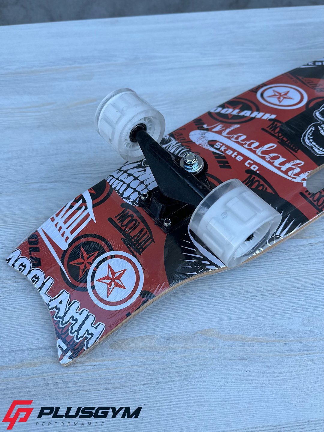 Шкурки Канада Professional Skateboard, для девочек, мальчиков, красный, белый — фото 1