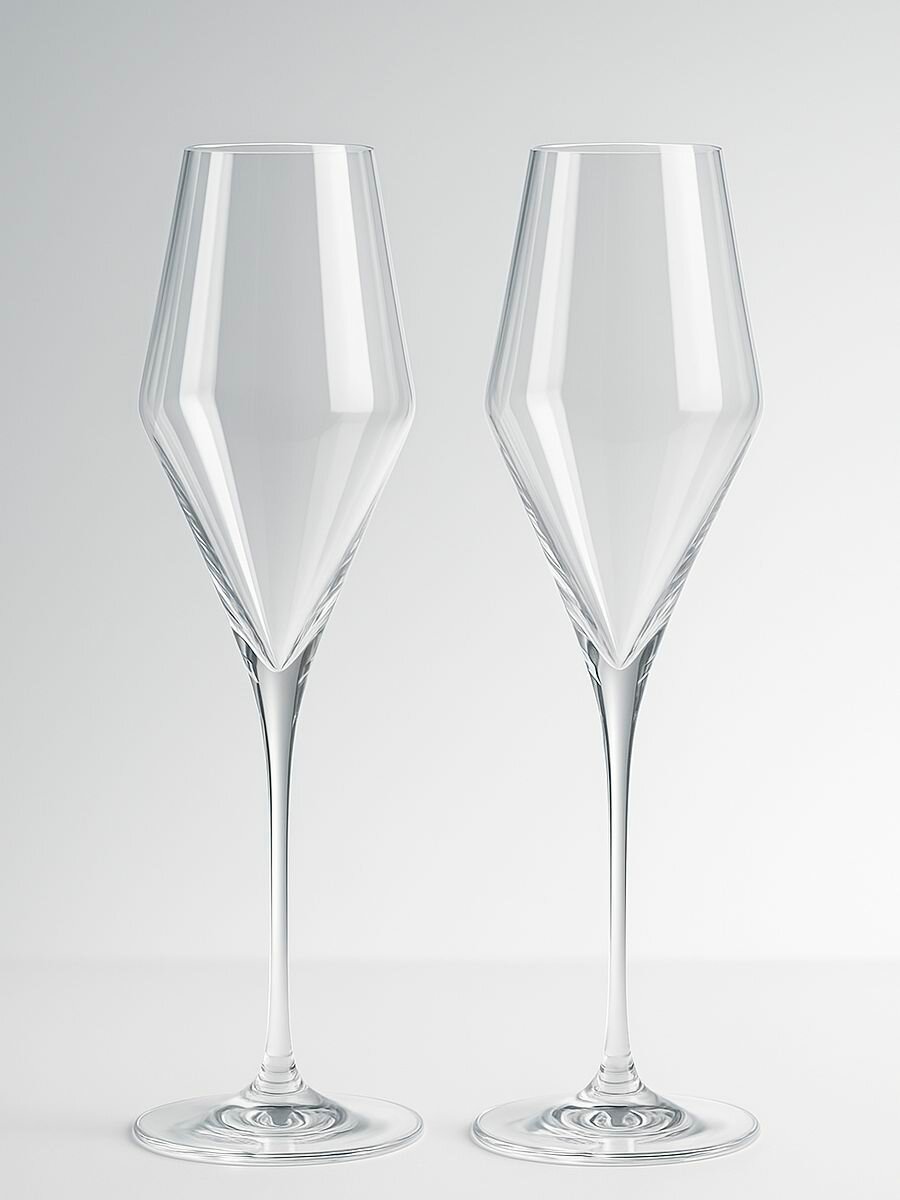 Набор бокалов для шампанского Stolzle Quatrophil 292 мл, 2 шт.