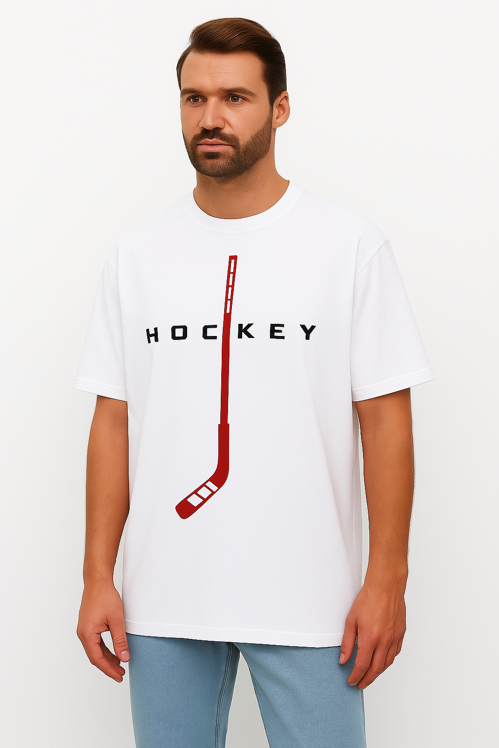 Футболка спортивная Беленини ХОККЕЙ, 1 шт., размер L/XL, белый 3