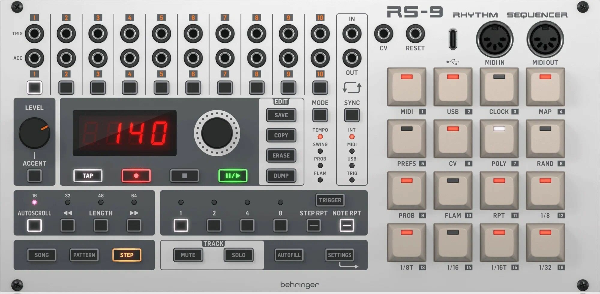 Секвенсор Behringer RS-9