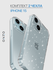 Комплект чехлов ONZO для Apple iPhone 15 прозрачный, серебряные б...