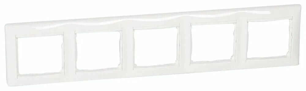 Рамка электроустановочная Legrand Valena 5 постов, цвет белый (774455) 1шт