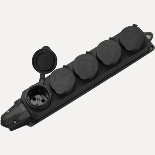 Изображение товара Энаргит Колодка электрическая 5-ех гнездовая (16А, 220V, IP 44) KC-G05P