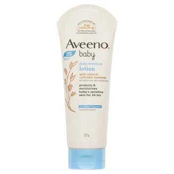 Aveeno Baby Daily Moisture Lotion Детский ежедневный лосьон увлажняющий гипоаллергенный с натуральной овсянкой для чувствительной кожи малыша 227г