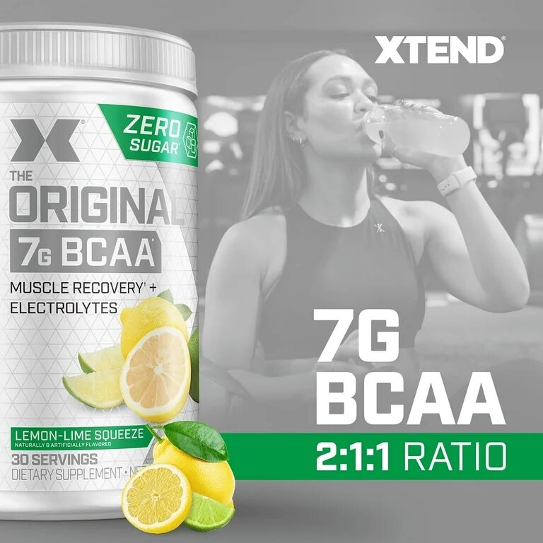 Xtend the Original 7g, BCAA, Muscle Recovery, Electrolytes, Lemon-Lime Squeeze, 30 Servings, 405 g — фото 1