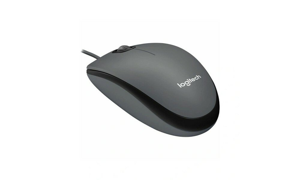Мышь Logitech M90, проводная, цвет серый, с USB-подключением — фото 1