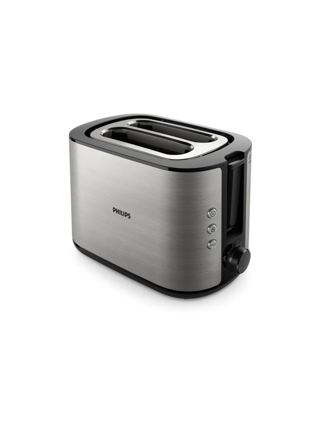 Тостер Philips "Viva Collection" HD2650/91, 2 тоста, серебристый — фото 1