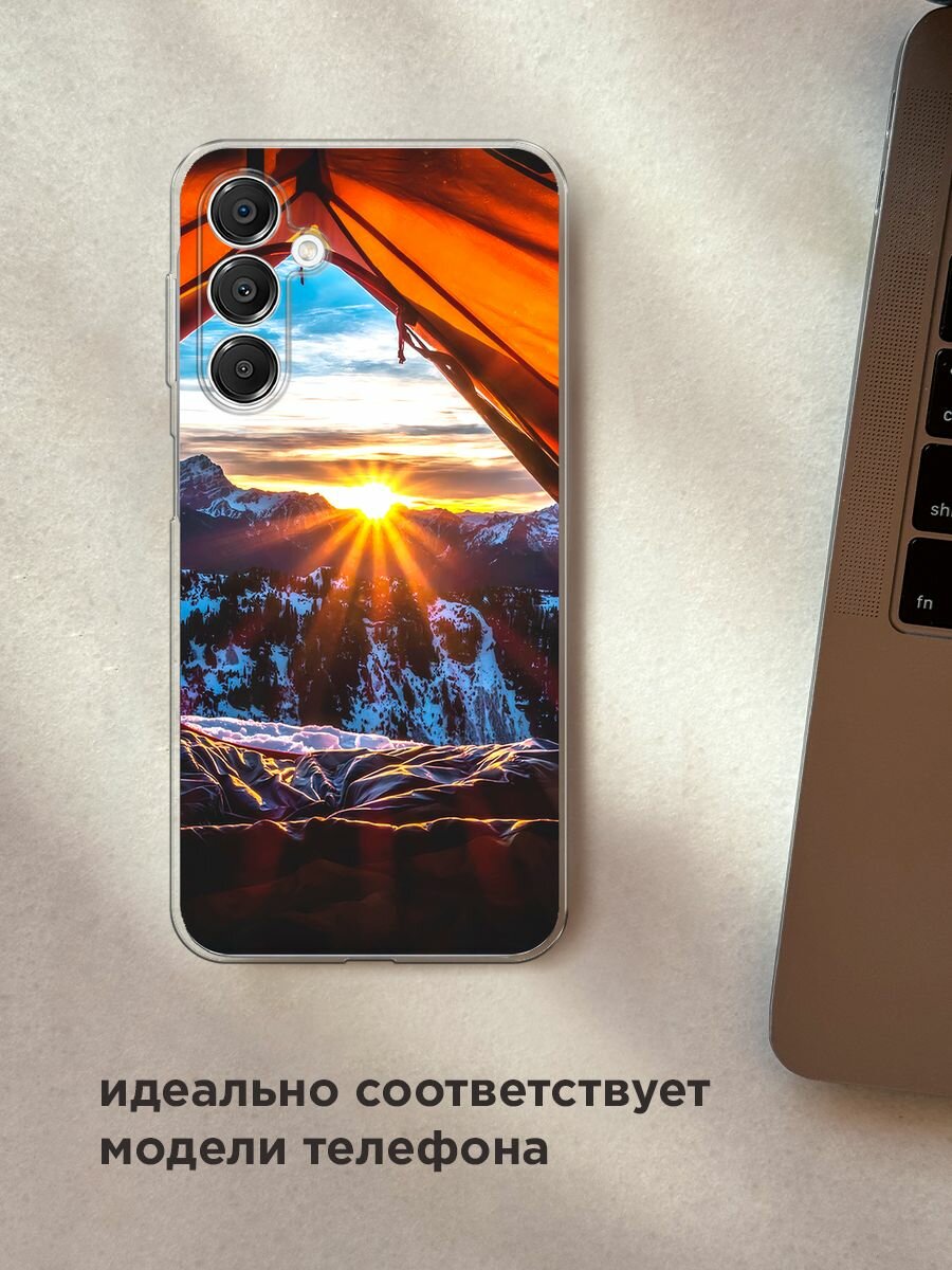 Чехол на Samsung Galaxy A16 / Самсунг А16 с принтом "Горы 7" — фото 1