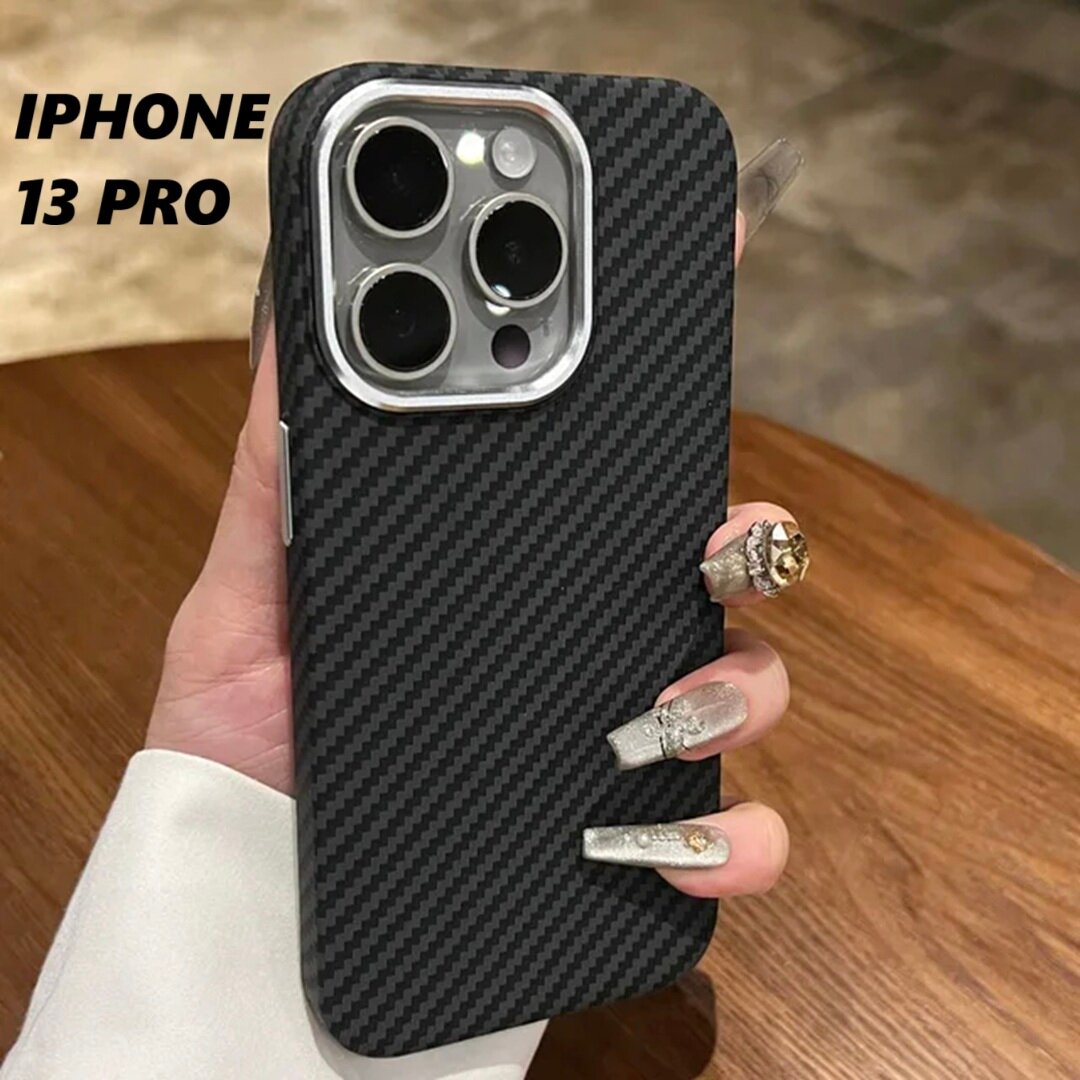 Чехол, для iPhone 13 Pro карбоновый, Classic, Free Air,