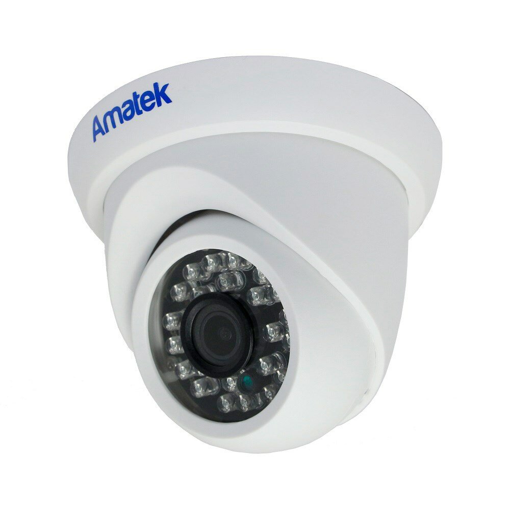 AC-HD502AX (2,8) с микрофоном (AoC) Amatek Купольная мультиформатная MHD видеокамера