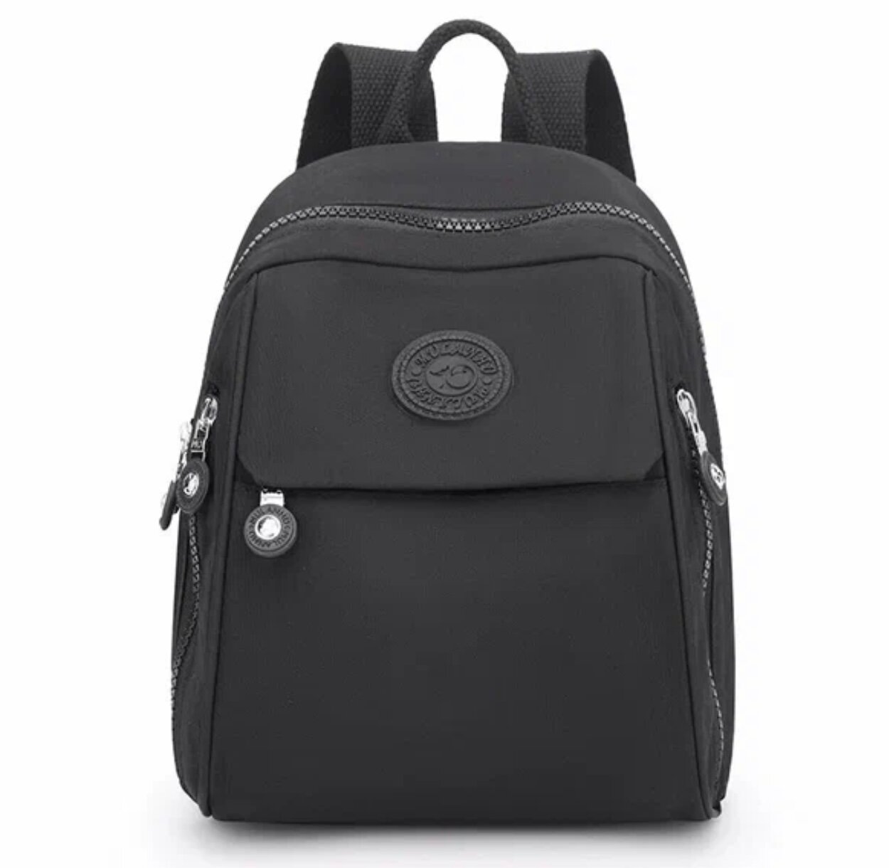 Женский мини рюкзак повседневный дорожный из нейлона, цвет Черный