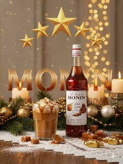 Изображение товара Сироп Monin со вкусом солёной карамели "Salted Caramel Syrup" пастеризованный, 1 л