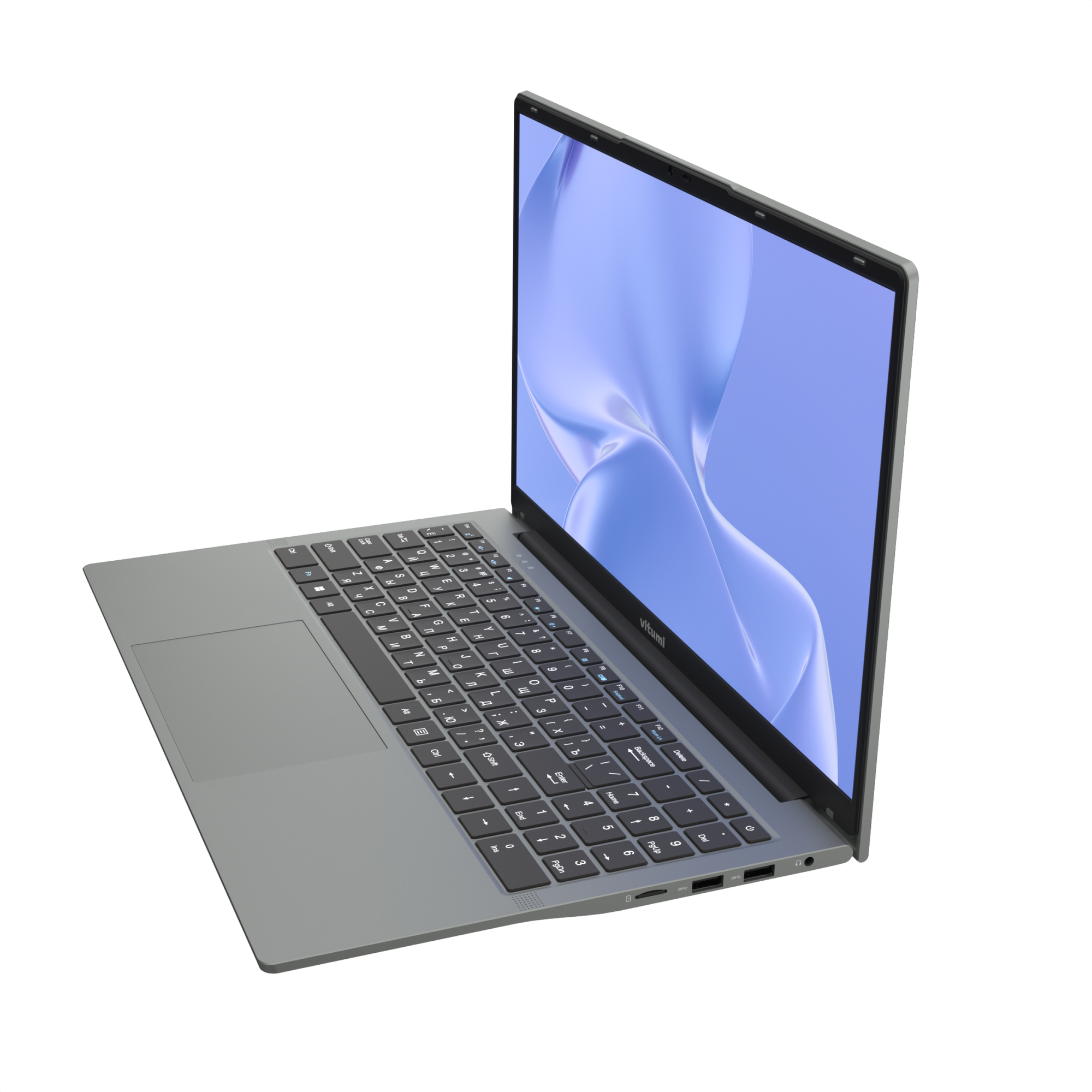 15.6" Ноутбук Vitumi LV5PIW 1920x1080, Intel Celeron N4020C 1.1 ГГц, RAM 8 ГБ, DDR4, SSD 256 ГБ, Intel UHD Graphics, Windows 11 Home, LV5PIWG01, серый