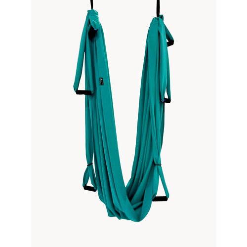 Гамак для йоги YoGuru Stretch с ручками ш. 1,5 м, спорта, фитнеса, антигравити, растяжки, для взрослых и детей