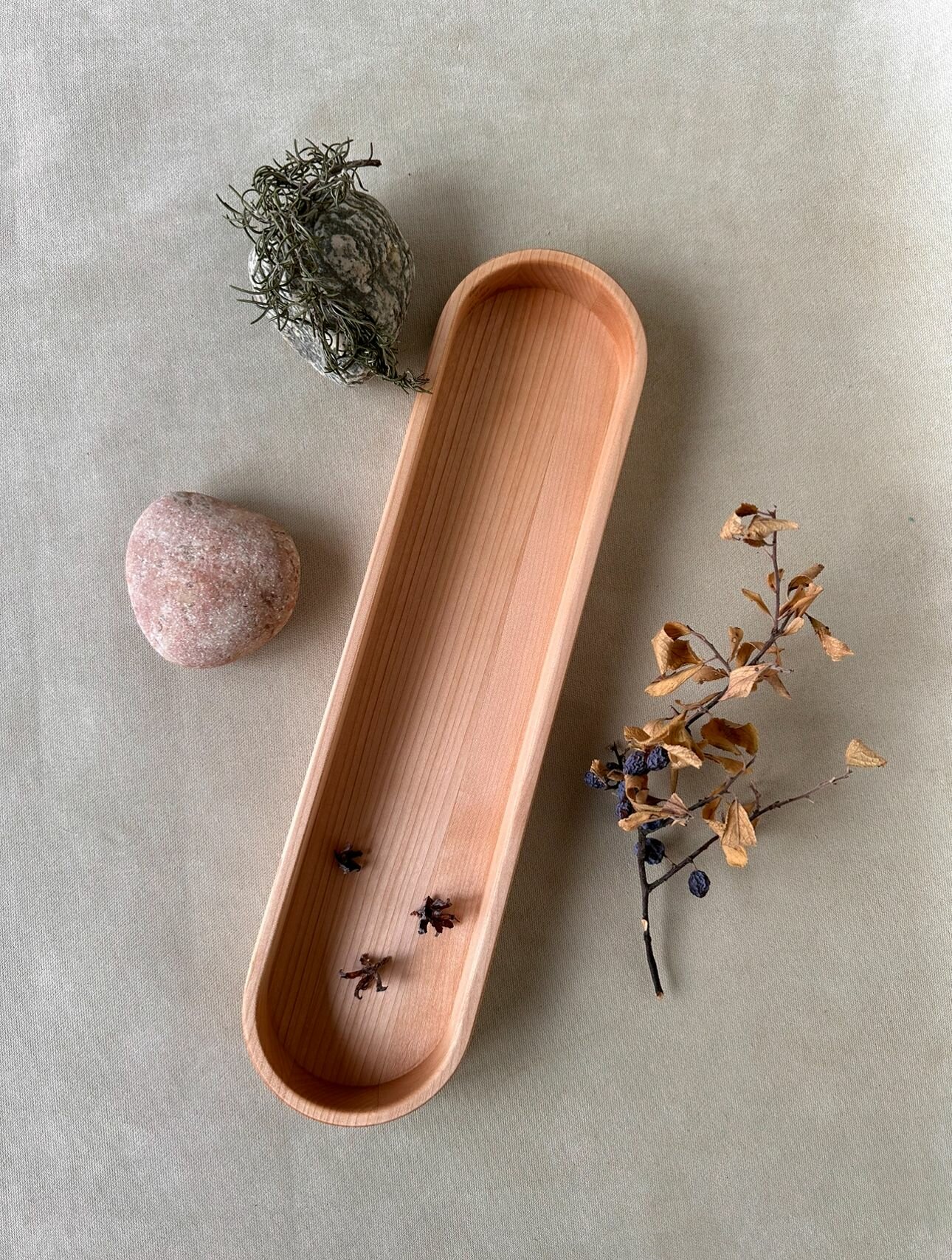 Менажница овал большая клен, 40*10*3 (см)