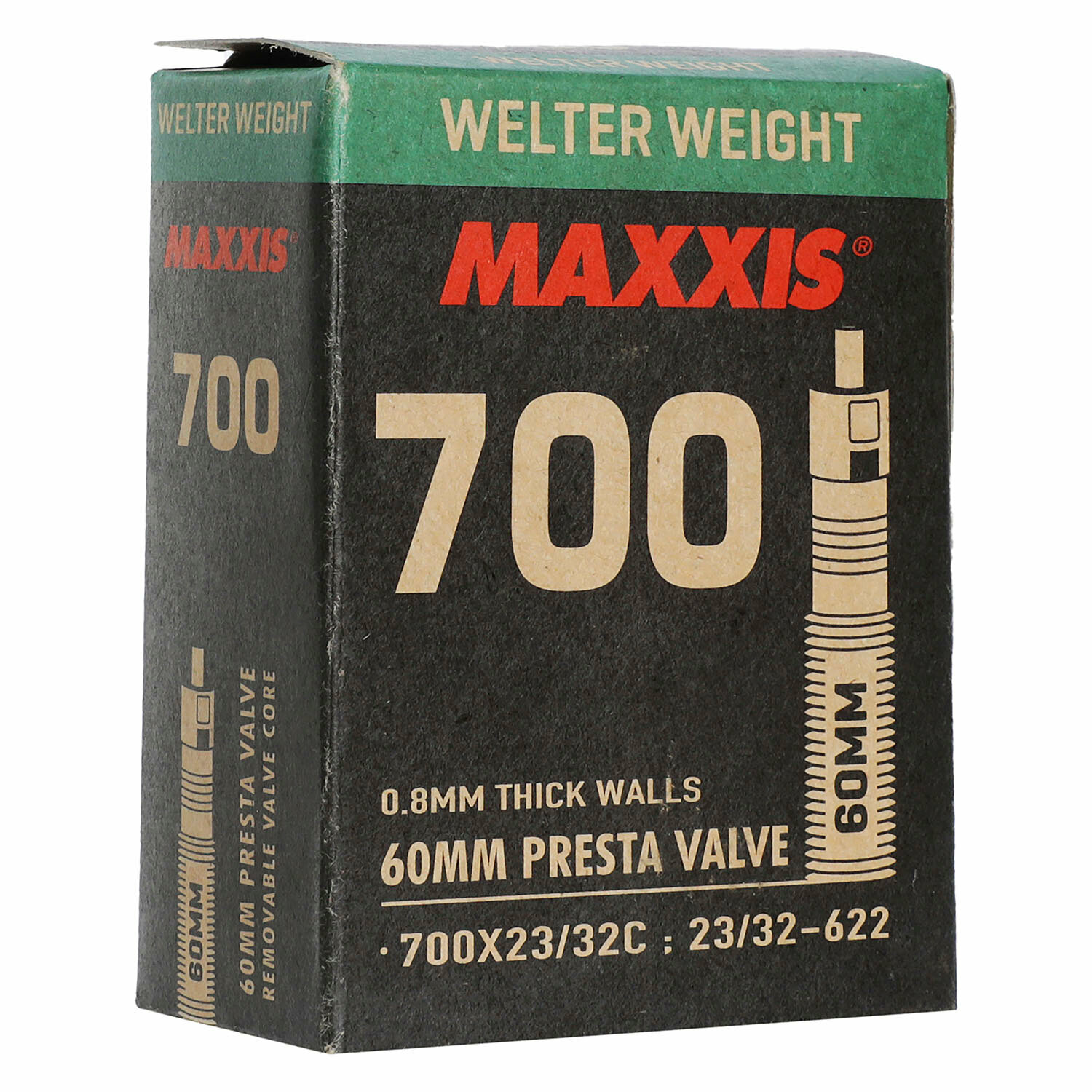 Велокамера Maxxis Welter Weight 700x23/32C 0.8mm Велонипель 60мм
