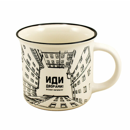 Кружка белая СПб 