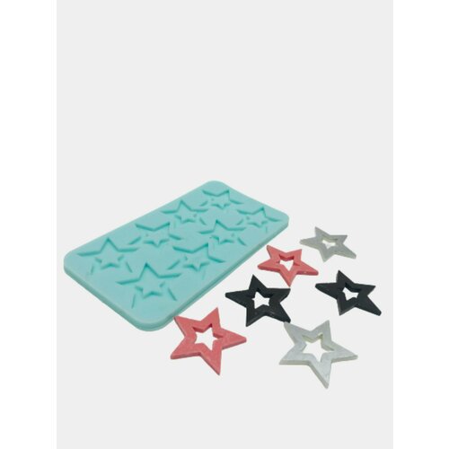 Силиконовая форма Звезды 5см силиконовый молд 1199₽