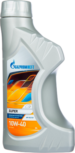 Масло моторное GAZPROMNEFT Super 10W-40 API SG/CD полусинтетическое, 1л