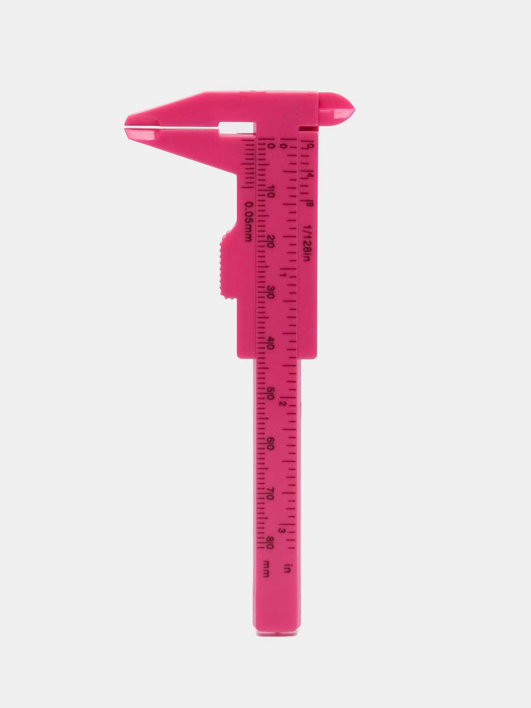 Штангенциркуль пластмассовый Wenwan 80 мм Цвет Розовый