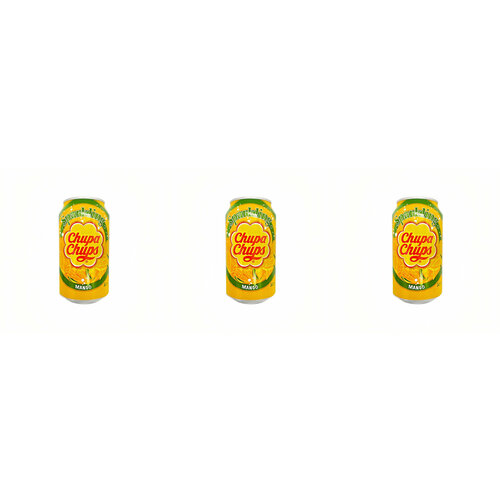 Chupa Chups Напиток газированный Манго, 345 мл, 3 шт