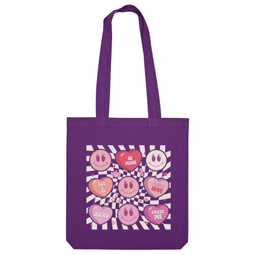 фото Сумка шоппер us basic, фиолетовый