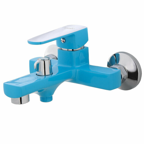Смеситель для ванны / Кран в ваную / кран в душевую / с коротким изливом Ekko E32304 синий