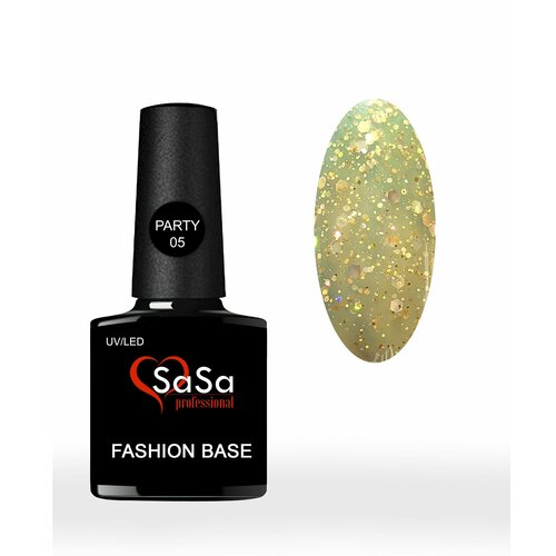 SaSa Цветная база Fashion Base PARTY 05, 8 ml набор д творчества каррас стильный маникюр fashion м008