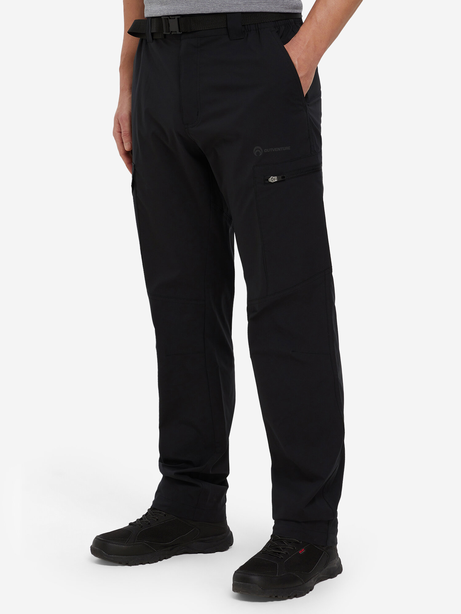 Брюки спортивные OUTVENTURE Malgora Hiking Men's Pants, размер 52, черный