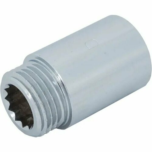 Удлинитель внутренняя резьба 12х30 мм цвет хром 599₽