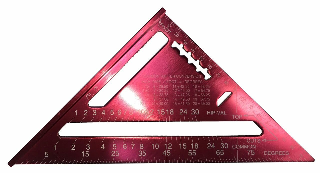 фото Угольник столярный 175мм "Свенсона" AL метрический CN SKRAB 40334