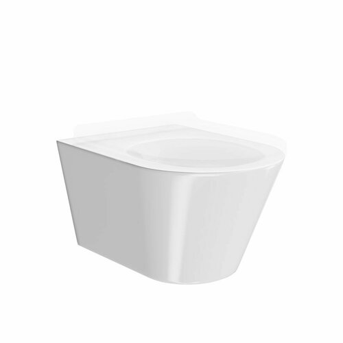 PLMR. wc.02 Унитаз PLAZA Modern подвесной, безободковый с крепежом унитаз компакт kerama marazzi plaza modern plmr wc 01 белый глянцевый без бачка и сиденья