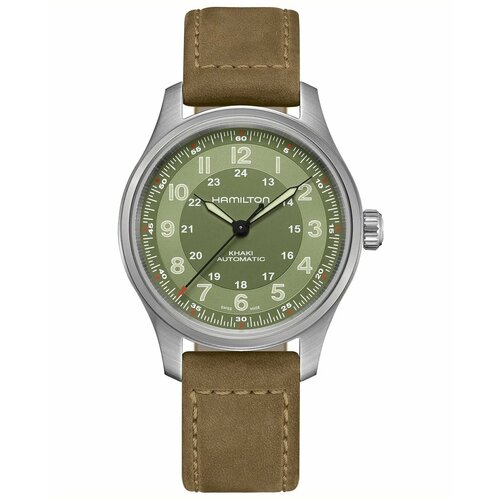 Наручные часы Hamilton, коричневый, зеленый наручные часы hamilton наручные часы hamilton h32675160 зеленый