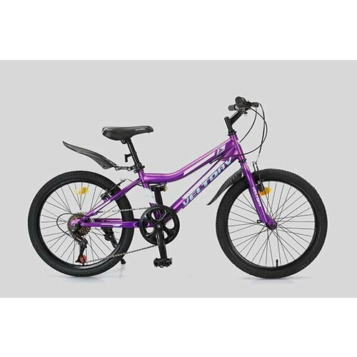 Велосипед детский VELTORY 20V-9066-ти скоростной фиолетовый 12 стальная рама на рост 120-140см 7-11 лет 12700₽