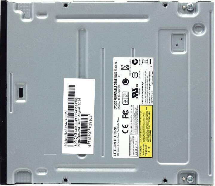 Оптический привод DVD-RW LITE-ON -04/-14, внутренний, SATA, черный, OEM - фото №16