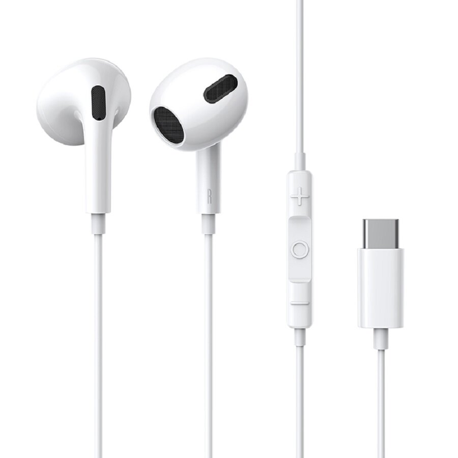Наушники Baseus Encok Type-C Lateral in-Ear Wired Earphone C17 (NGCR010002) белый