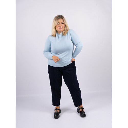 фото Брюки , размер 52, синий 365 clothes