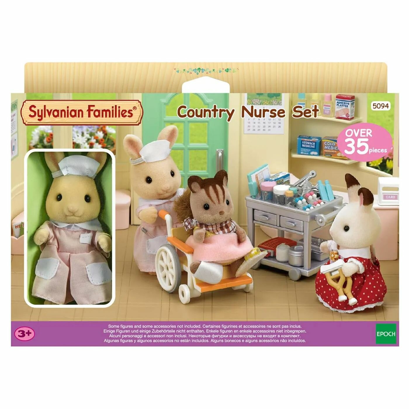 Игровой набор Sylvanian Families Медсесетра с аксессуарами - фото №15