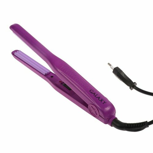 Щипцы-гофре Galaxy GL 4500 30 Вт до 200С керамика пластины 86 х 13 мм фиолетовые 213900₽