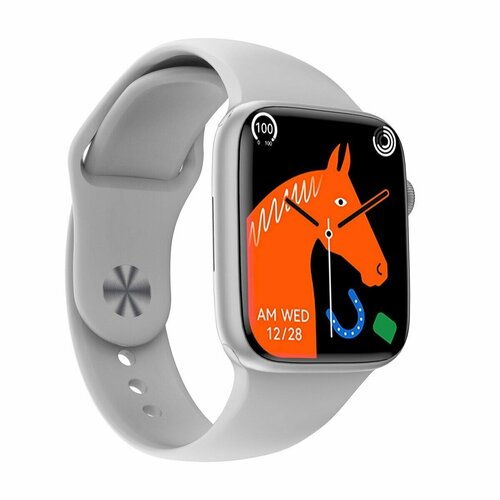 Смарт часы Mivo MV8 mini дизайн watch 8 18 IP68 NFC серебристый 238000₽