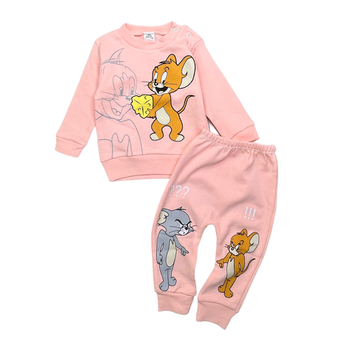 Комплект одежды , размер 56, розовый комплект одежды bunnyphant размер 56 68 розовый