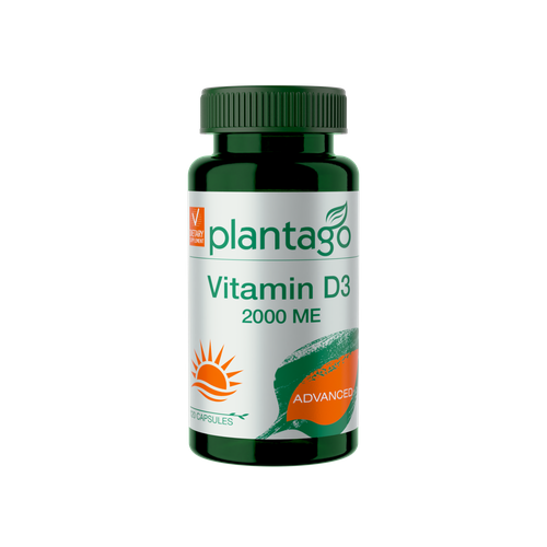 Plantago Vitamin D3 2000 me, Витамин Д3, D3 2000 ME, БАД иммуномодулятор витаминный комплекс для иммунитета, метаболизма / Плантаго