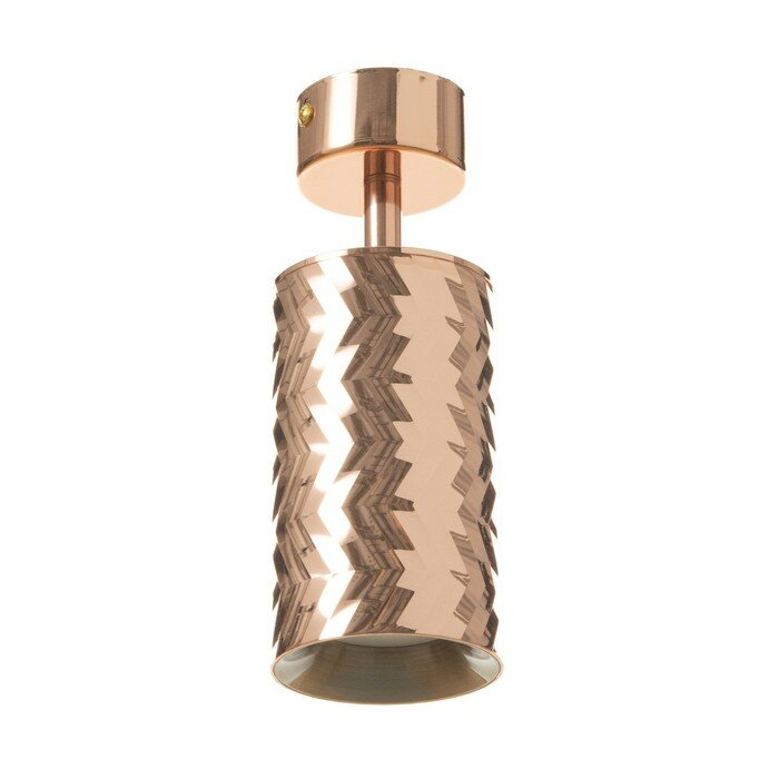 фото Спот "Астер" GU10 медь 7,5х7,5х20 см