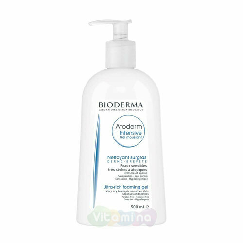 Гель bioderma atoderm intensive gel moussant