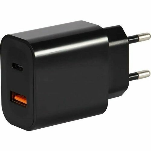 Сетевое ЗУ Red Line Tech NQC-13 (1USB/2.4A/PD20W) черное автомобильное зарядное устройство red line tech usb qс