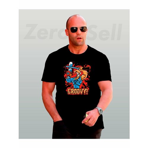 фото Футболка червяк джим, размер xxxl, черный zerosell