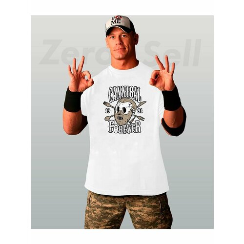 фото Футболка cannibal forever, размер 4xl, белый zerosell