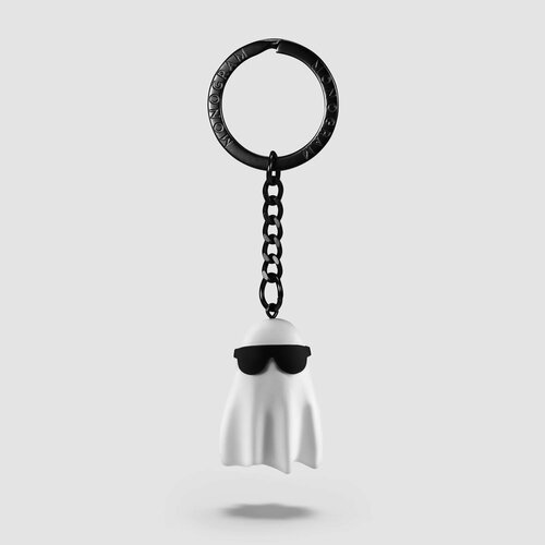 Брелок Monogram матовая фактура белый 2556₽