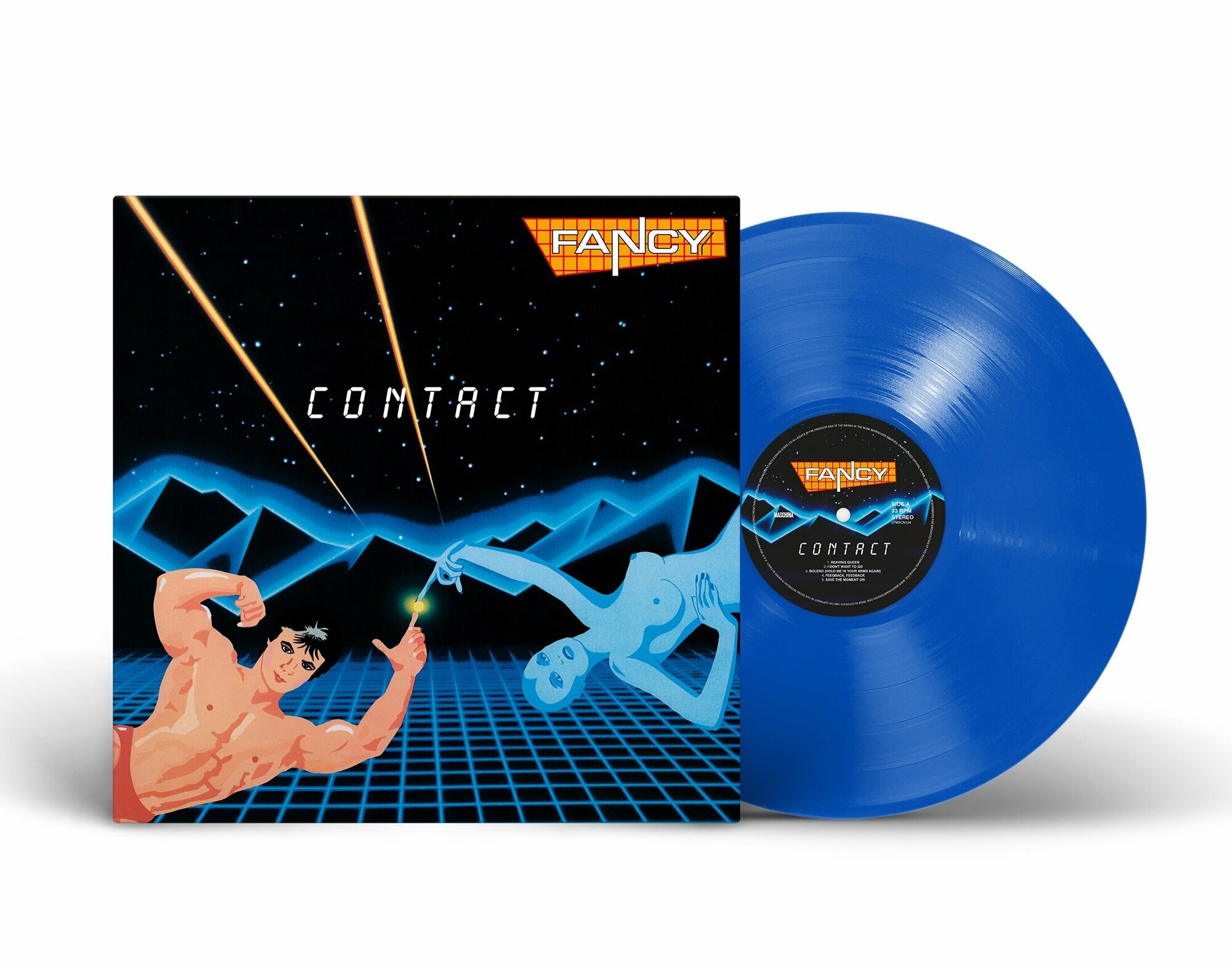 Виниловая пластинка Fancy - "Contact" (1986/2023) (Limited Blue Vinyl)