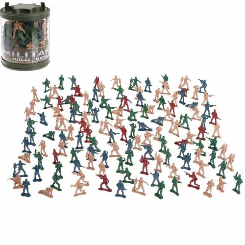Набор «Бравая армия», 130 солдатиков, микс игровые фигурки veld co набор солдатиков армия